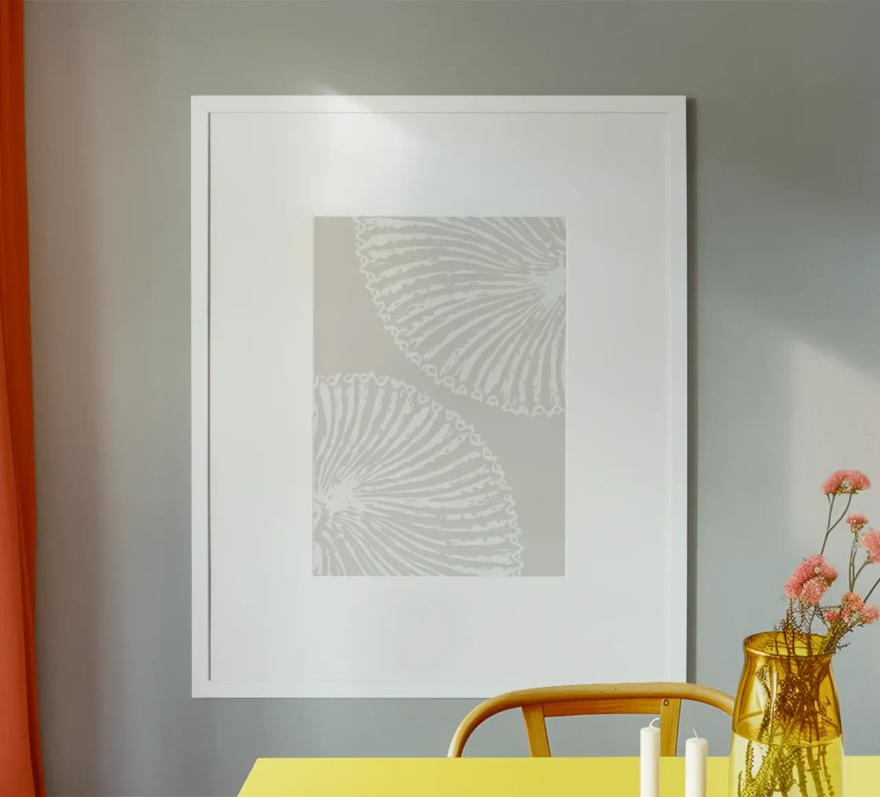 Abstract Seashell Print - Neutral Coastal Decor, Modern Beac hahnemühle by ClubArt