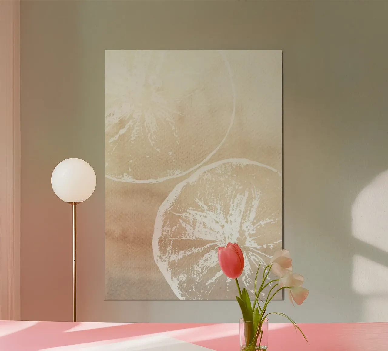Stampa neutra di fette di agrumi - Arredo cucina moderno e minimalista alluminio dibond da ClubArt