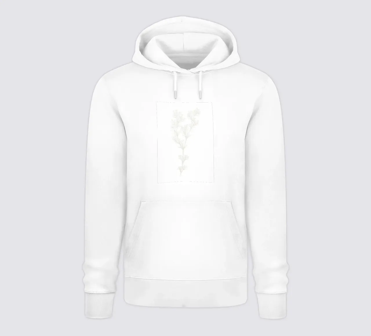 Subtile Botanical Line Art - Minimalistischer Blumendruck, Ästhetik Hoodie von ClubArt