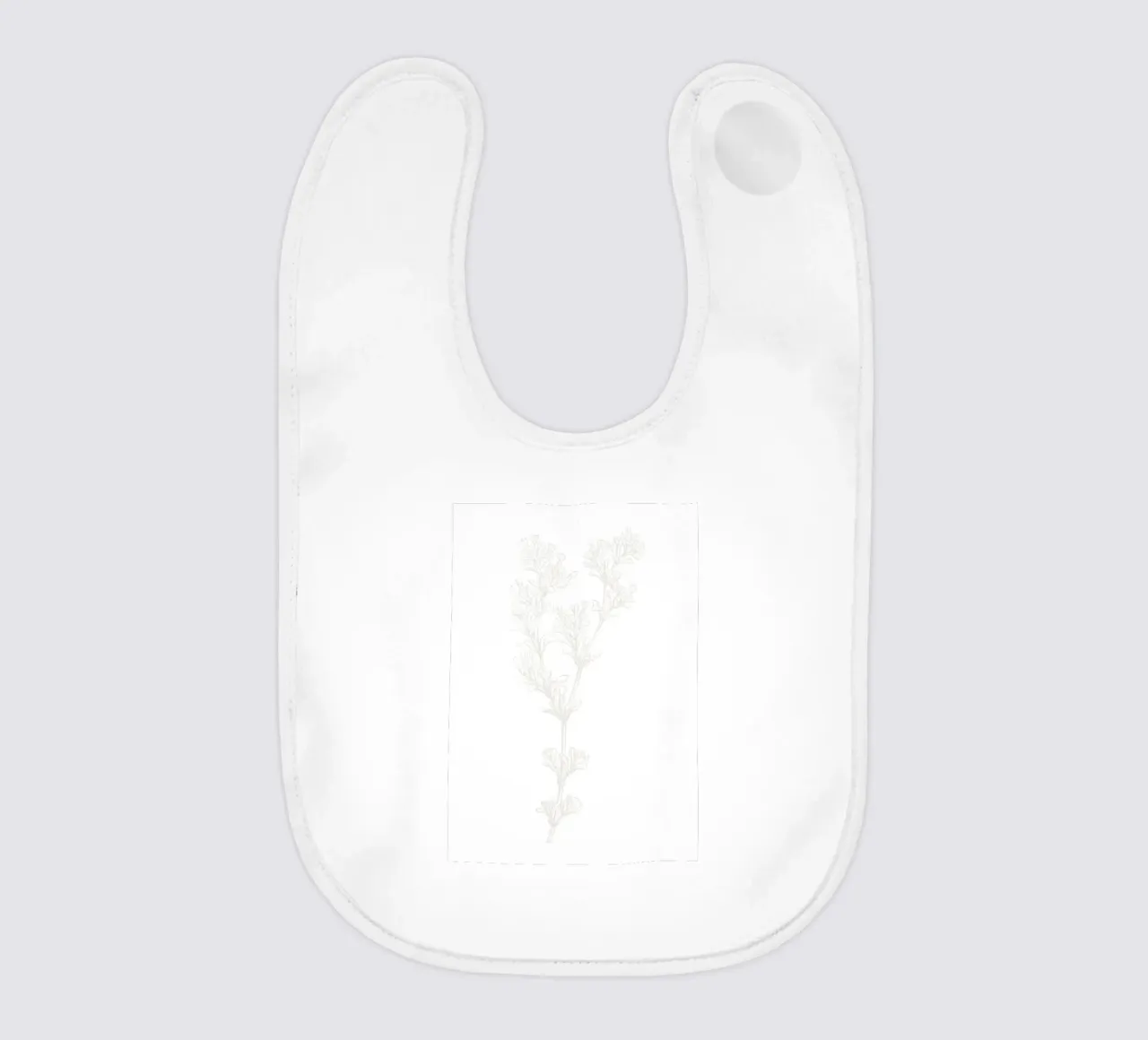 Subtile Botanical Line Art - Minimalistischer Blumendruck, Ästhetik Babylätzchen von ClubArt