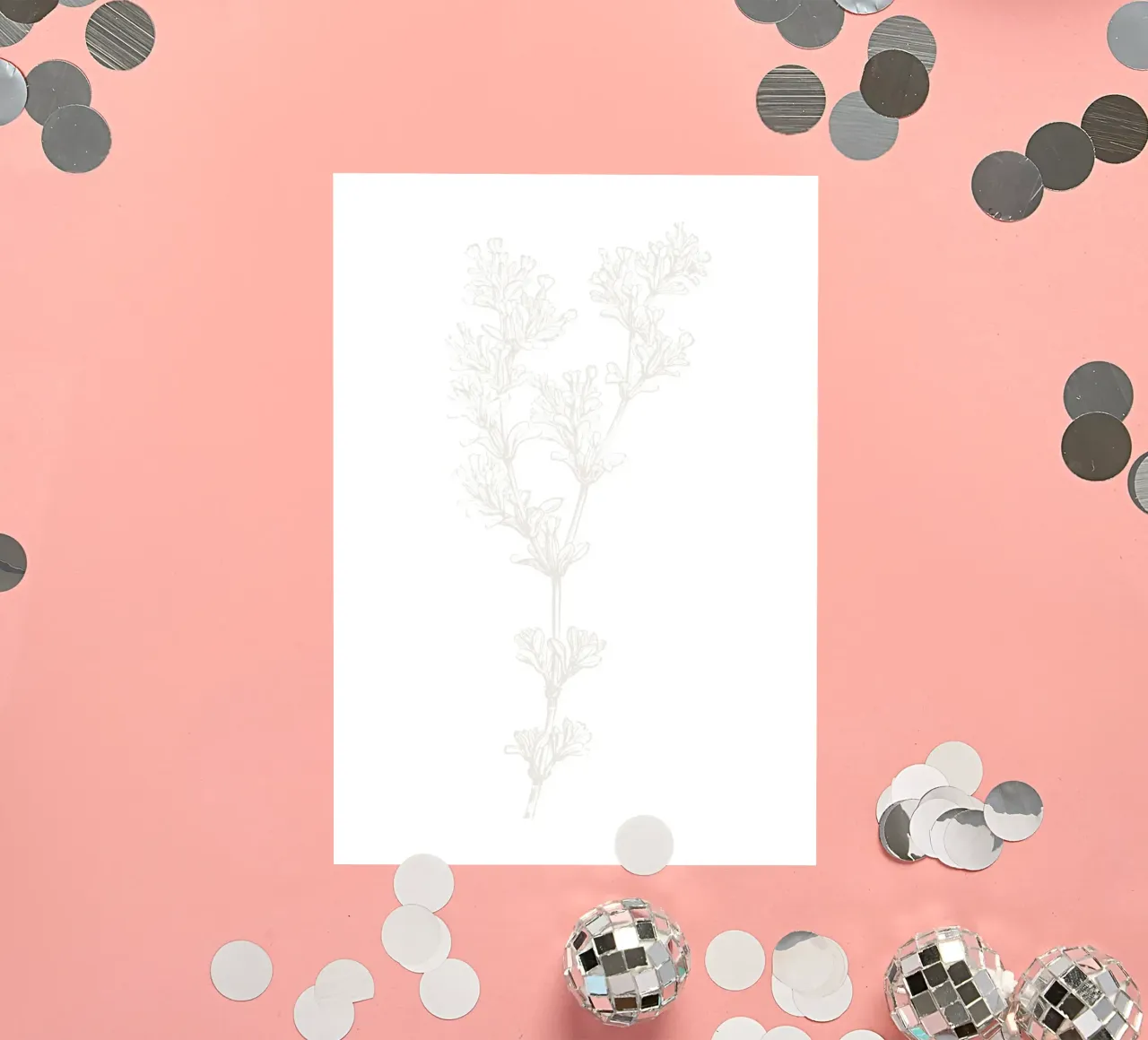 Subtiele Botanische Lijnkunst - Minimalistische Bloemenprint, Esthetisch sticker van ClubArt