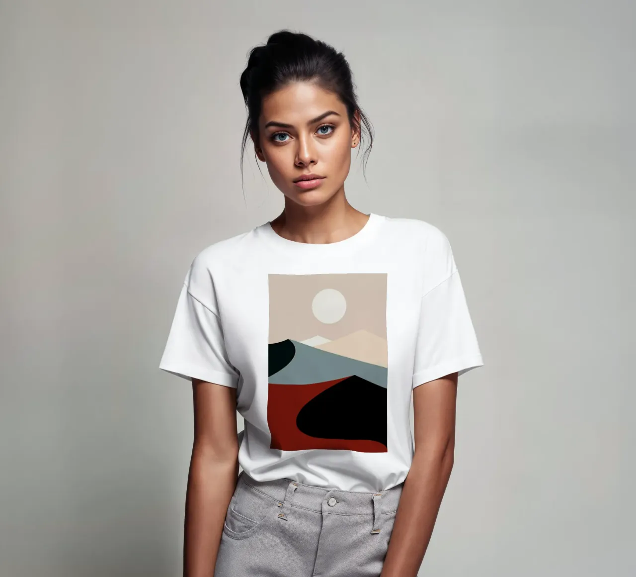 Sun Over Rolling Hills t-shirt da Pure