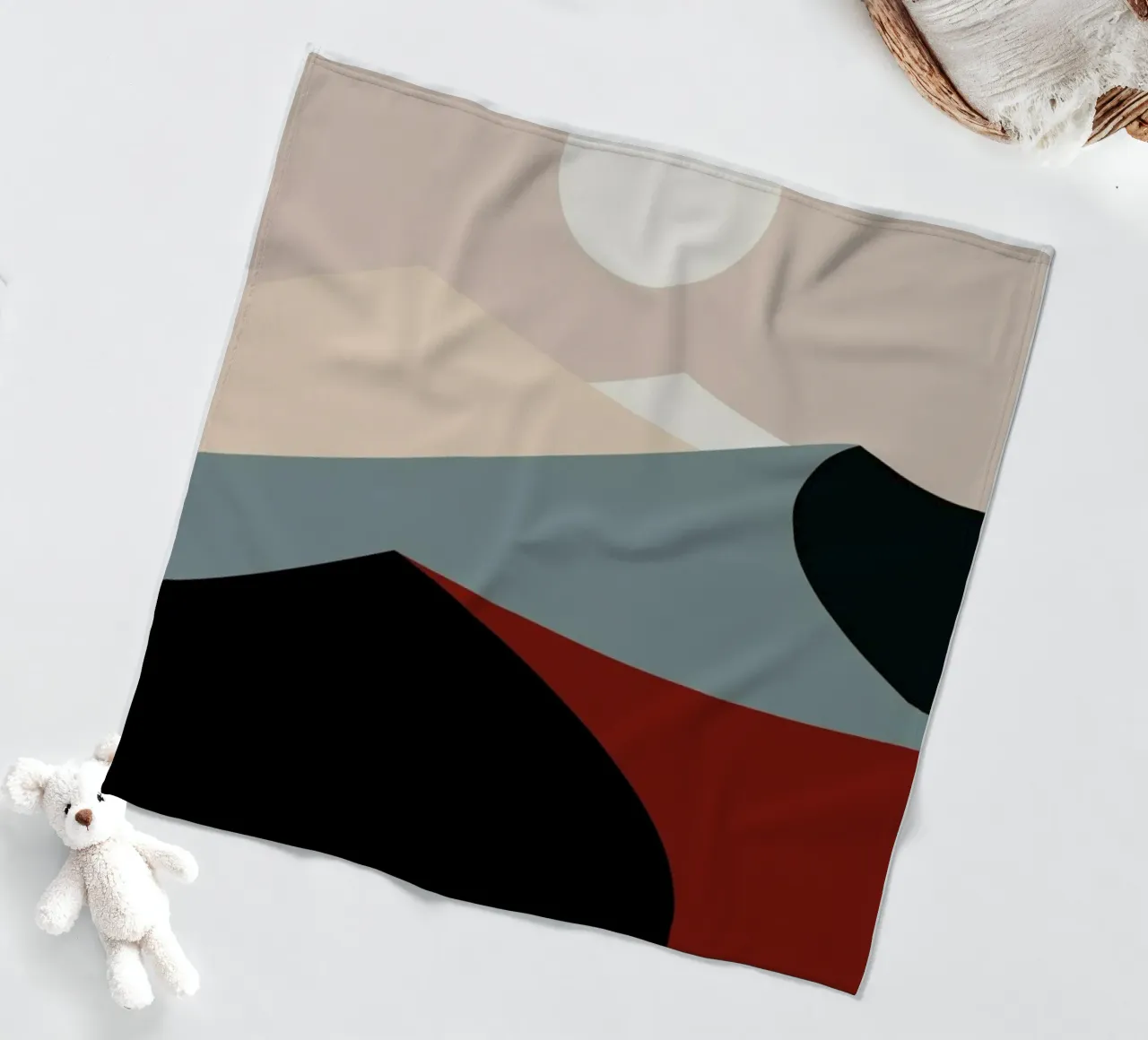 Sun Over Rolling Hills coperta in pile da Pure