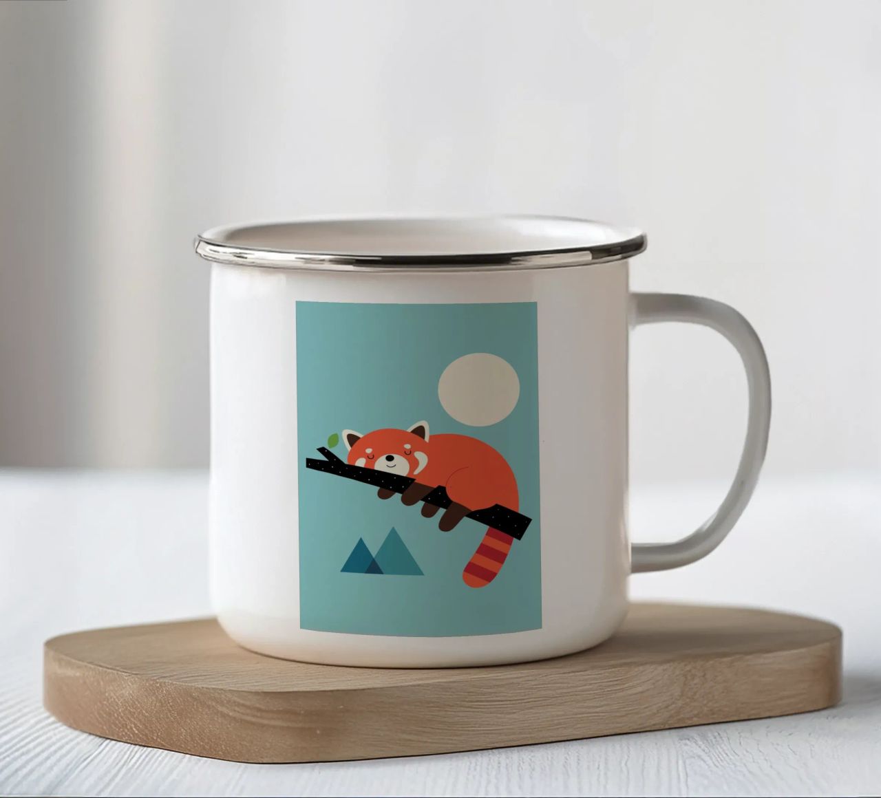 L'ora del pisolino tazza in smalto da Andy Westface