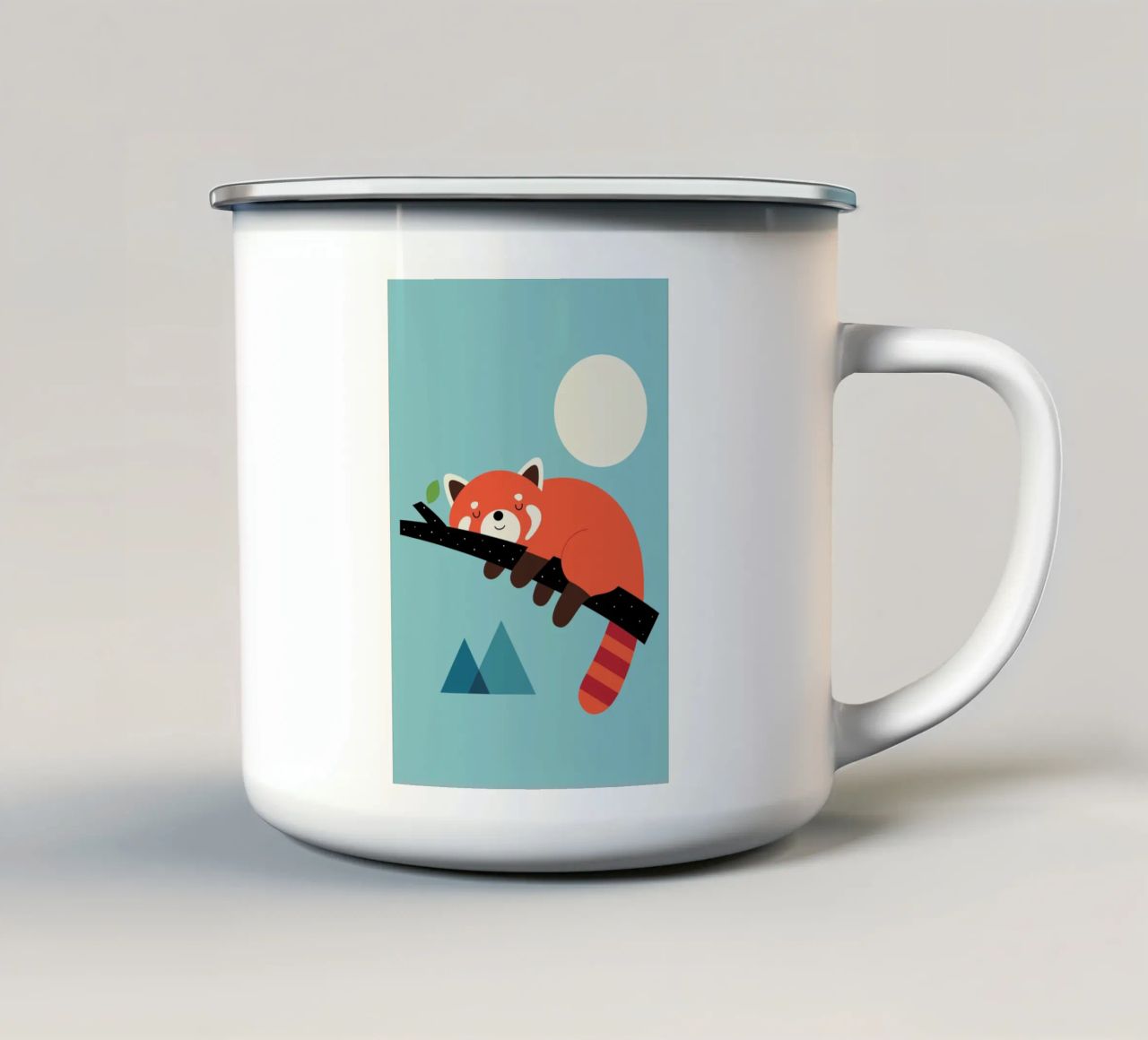 L'ora del pisolino tazza in smalto da Andy Westface