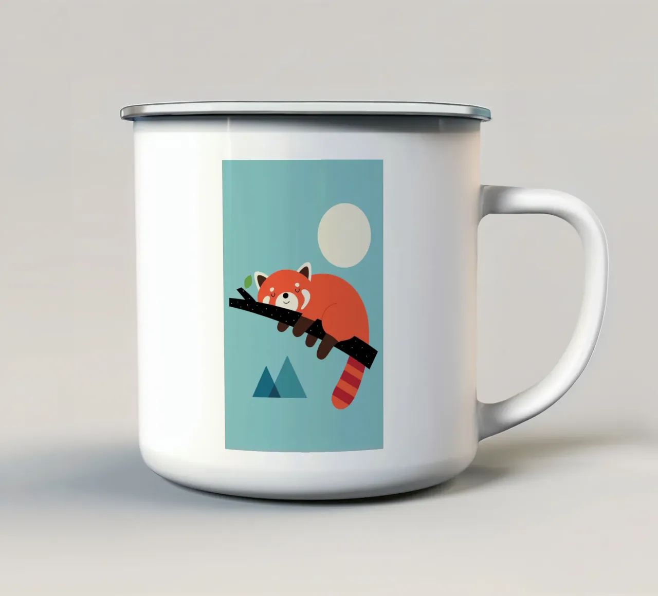 L'ora del pisolino tazza in smalto da Andy Westface