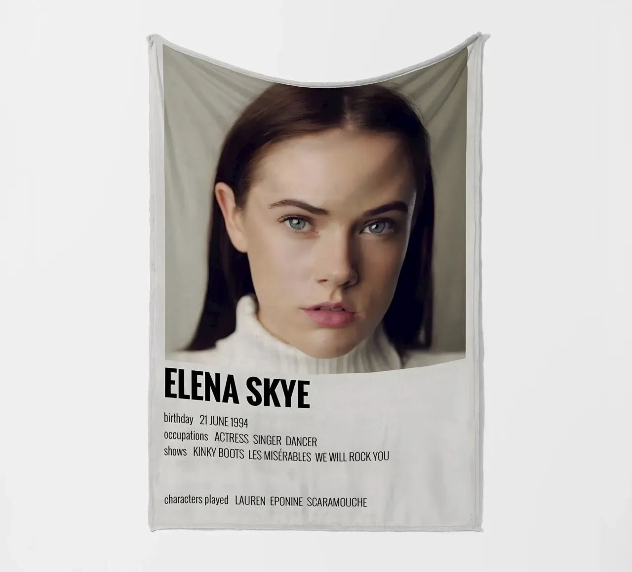 ELENA SKYE coperta in pile da MVFminimalist
