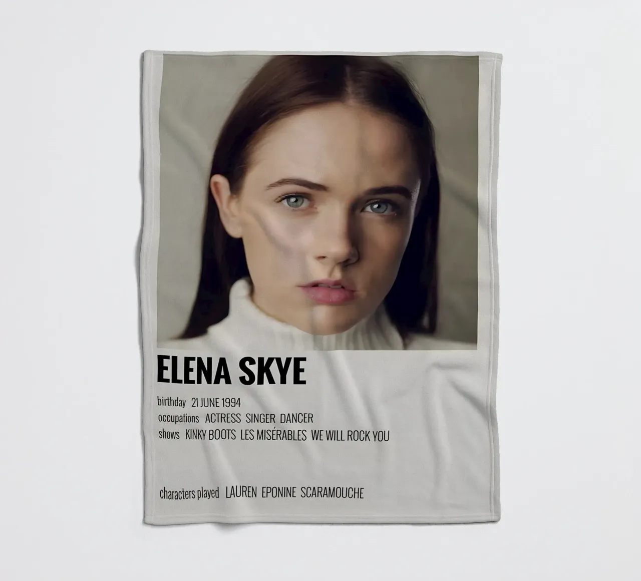 ELENA SKYE coperta in pile da MVFminimalist