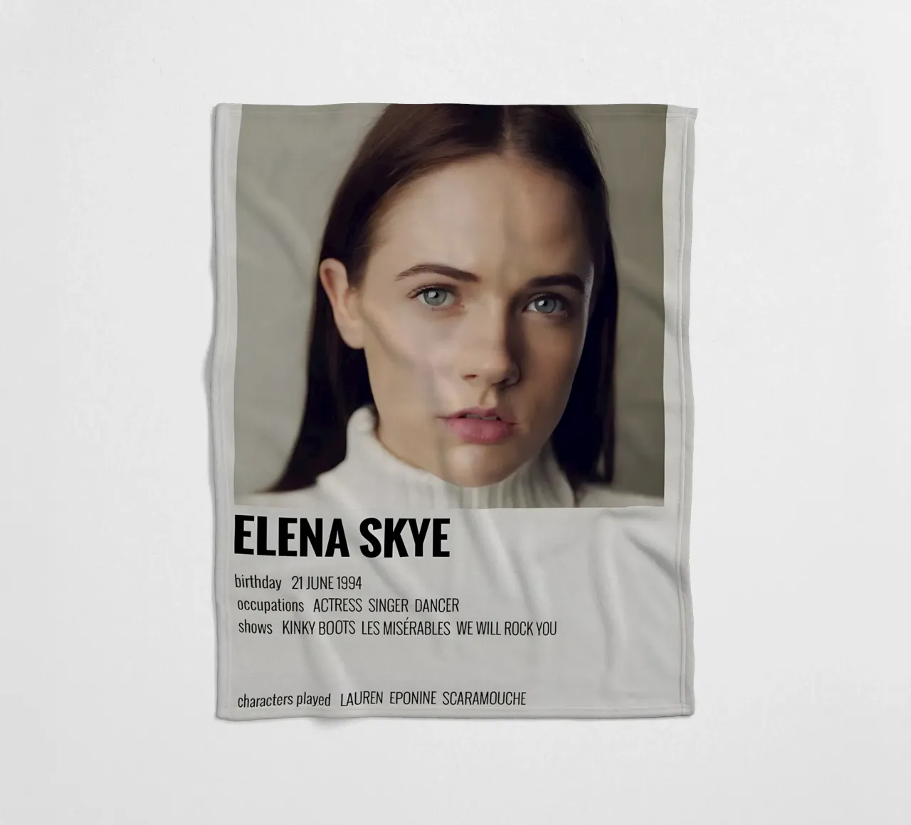 ELENA SKYE coperta in pile da MVFminimalist