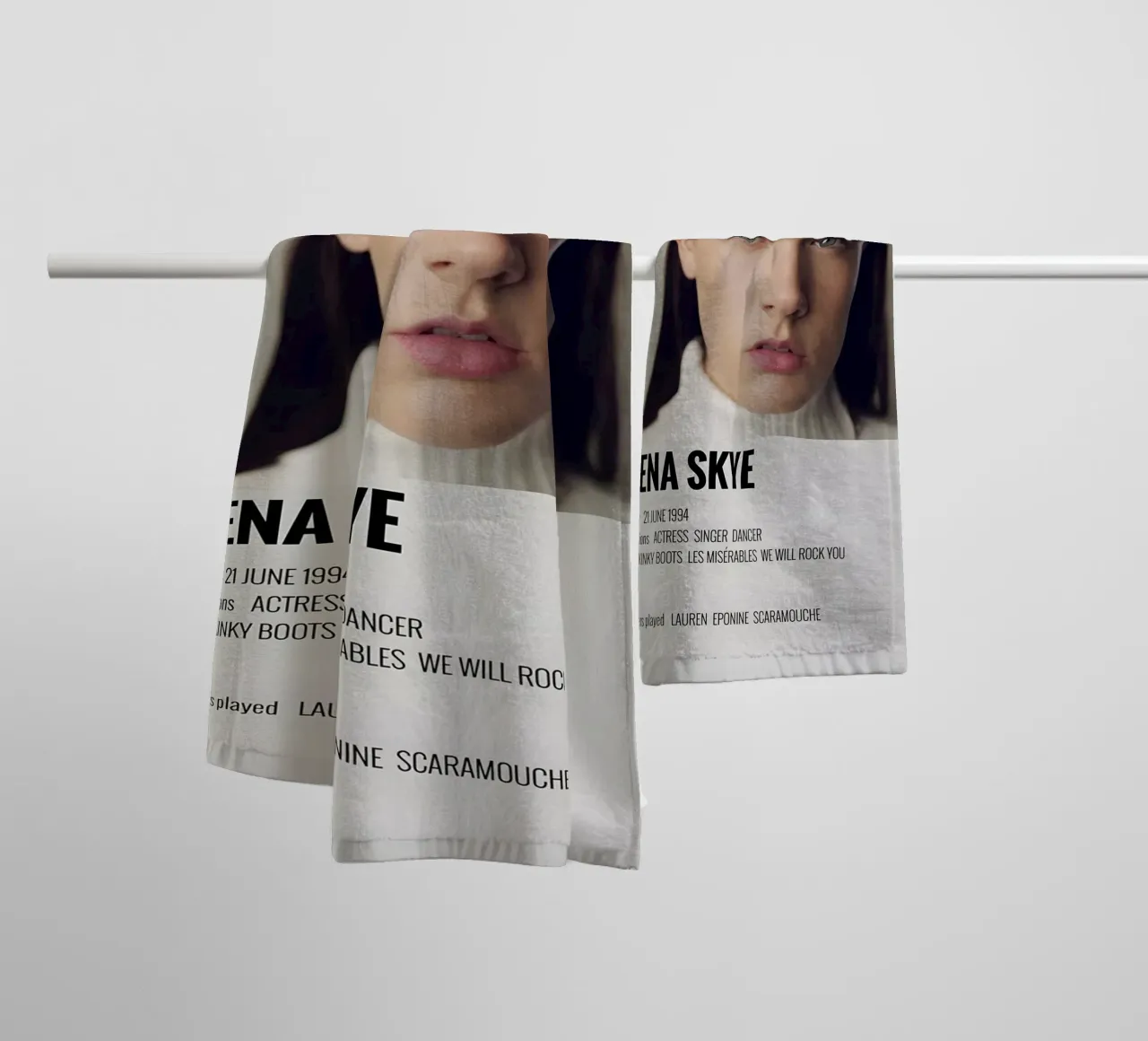 ELENA SKYE towel by MVFminimalist