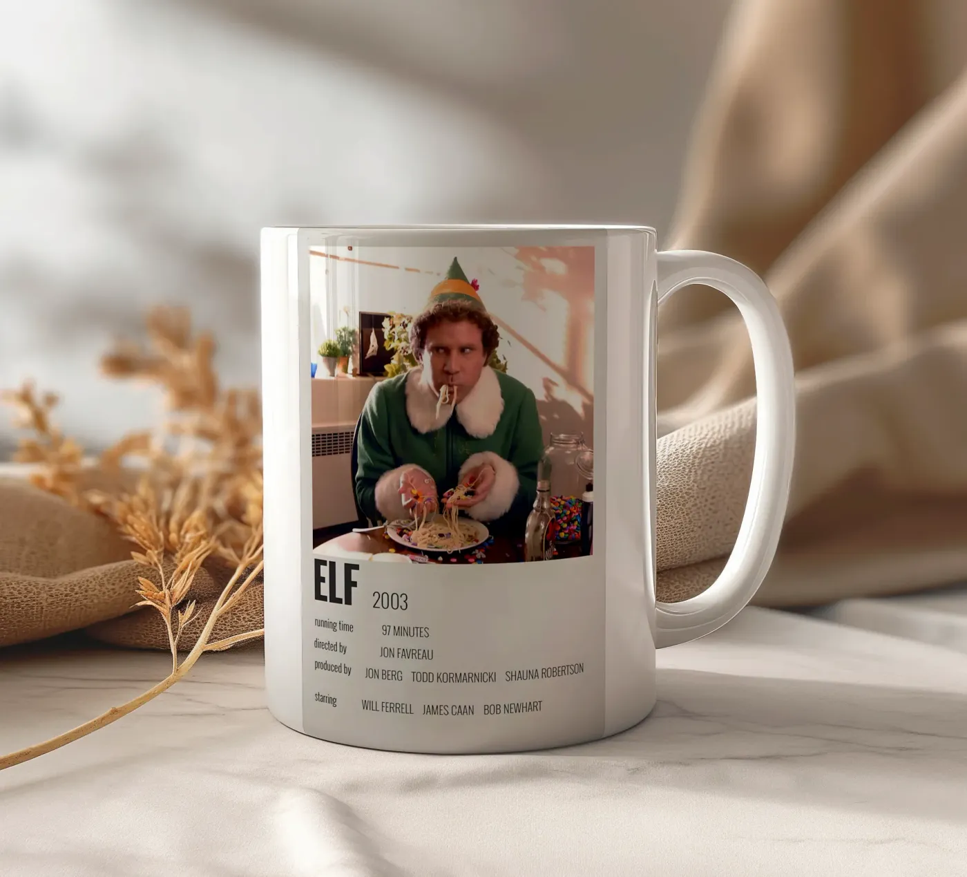 ELF 2003 ceramic mug by MVFminimalist