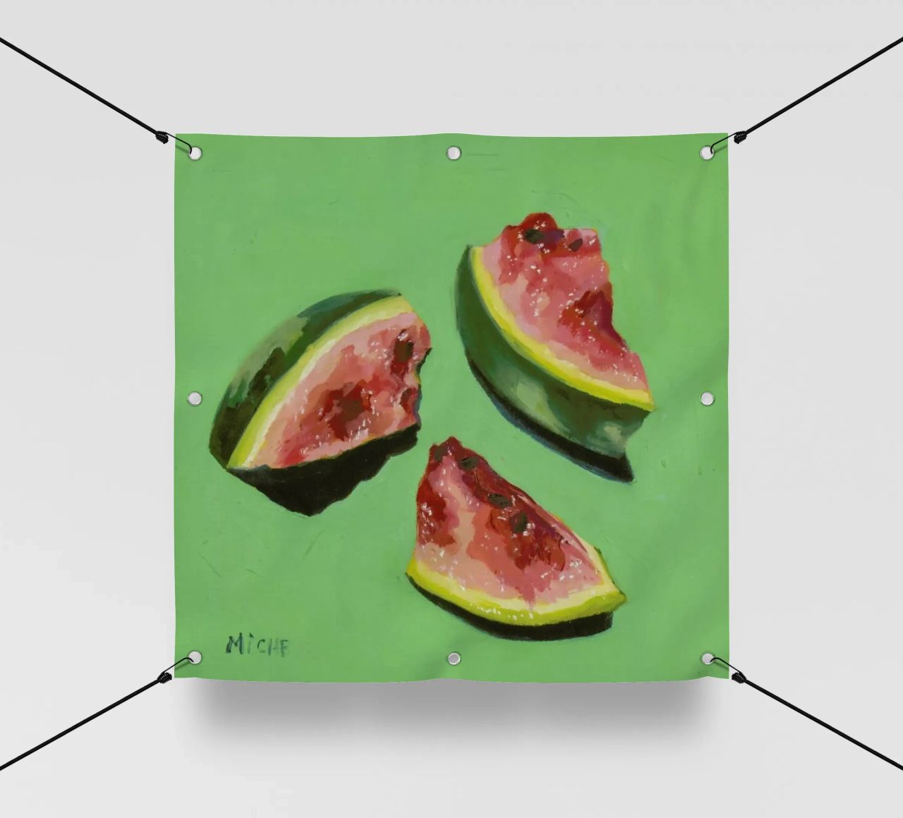 Melon Slices telo in pvc da Miche Watkins