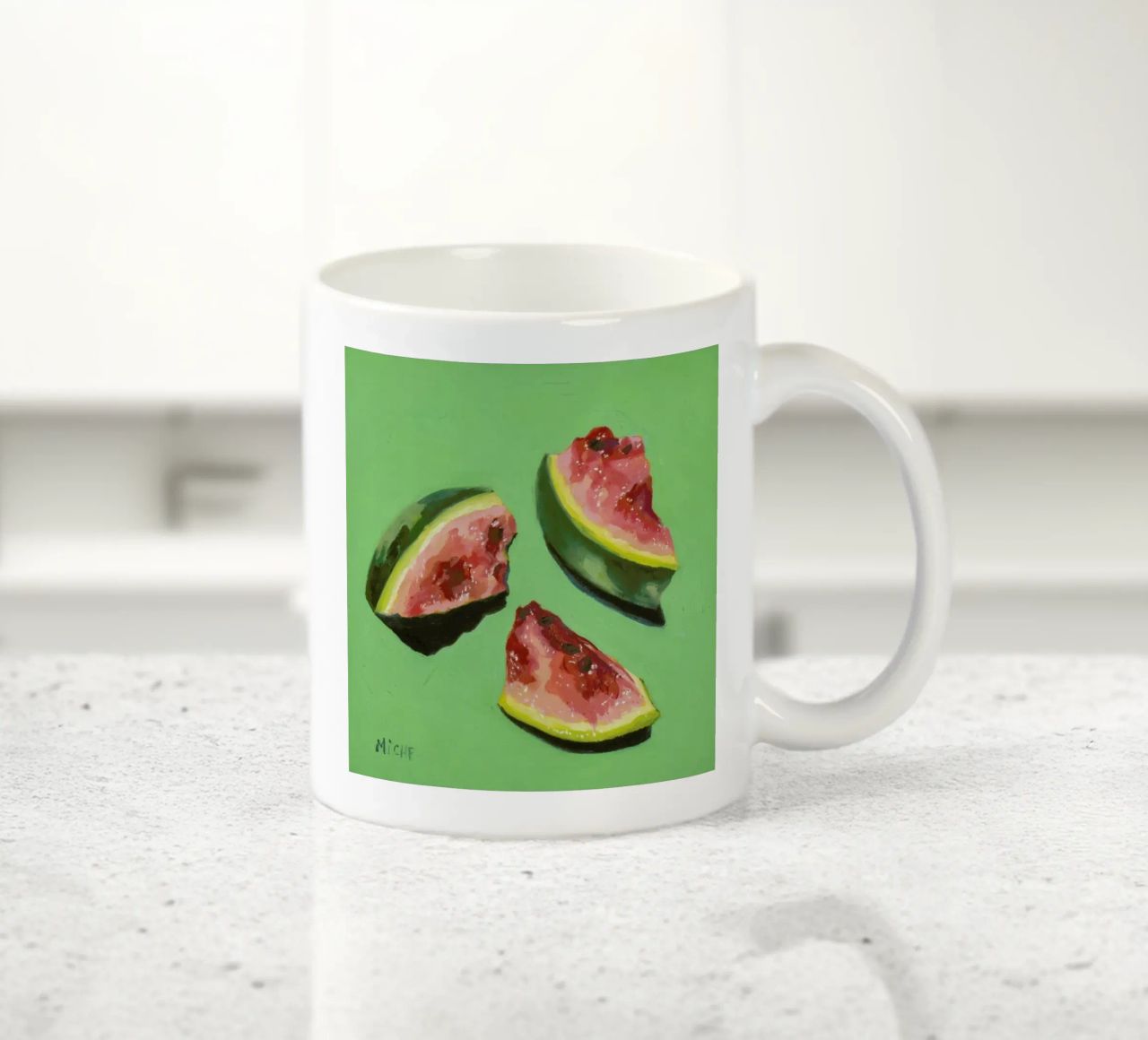 Melon Slices tazza in ceramica da Miche Watkins