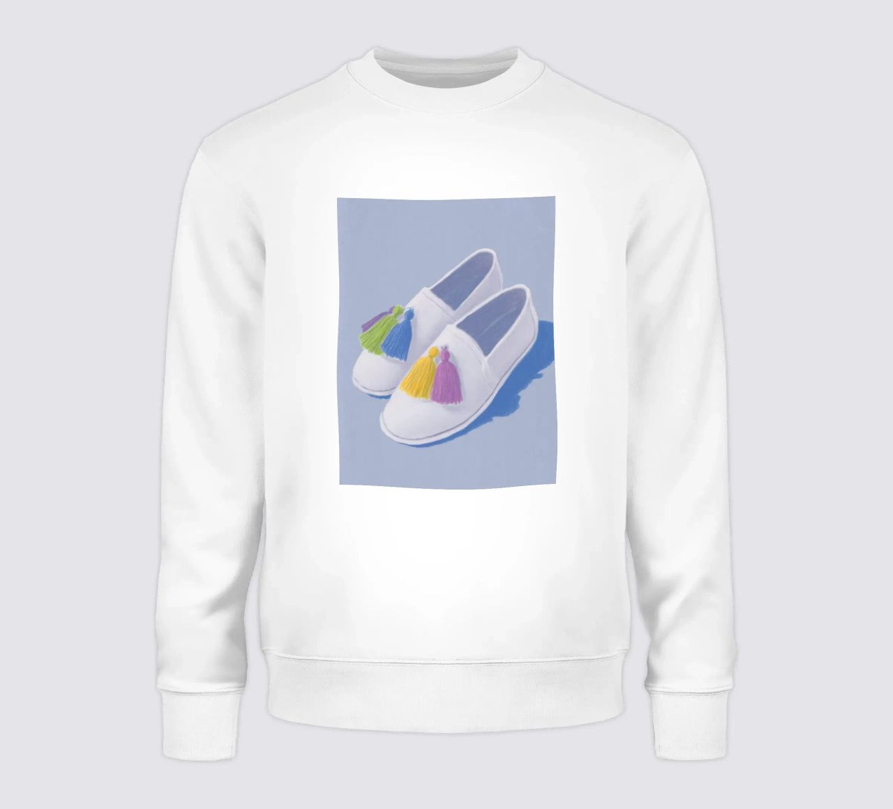 Zapatos de moda con borlas sudadera de Carinaprint