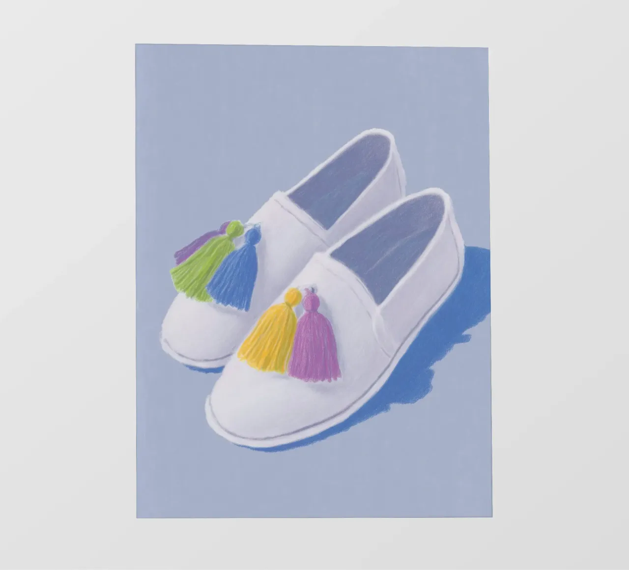 Scarpe con nappe alla moda pellicola backlit da Carinaprint