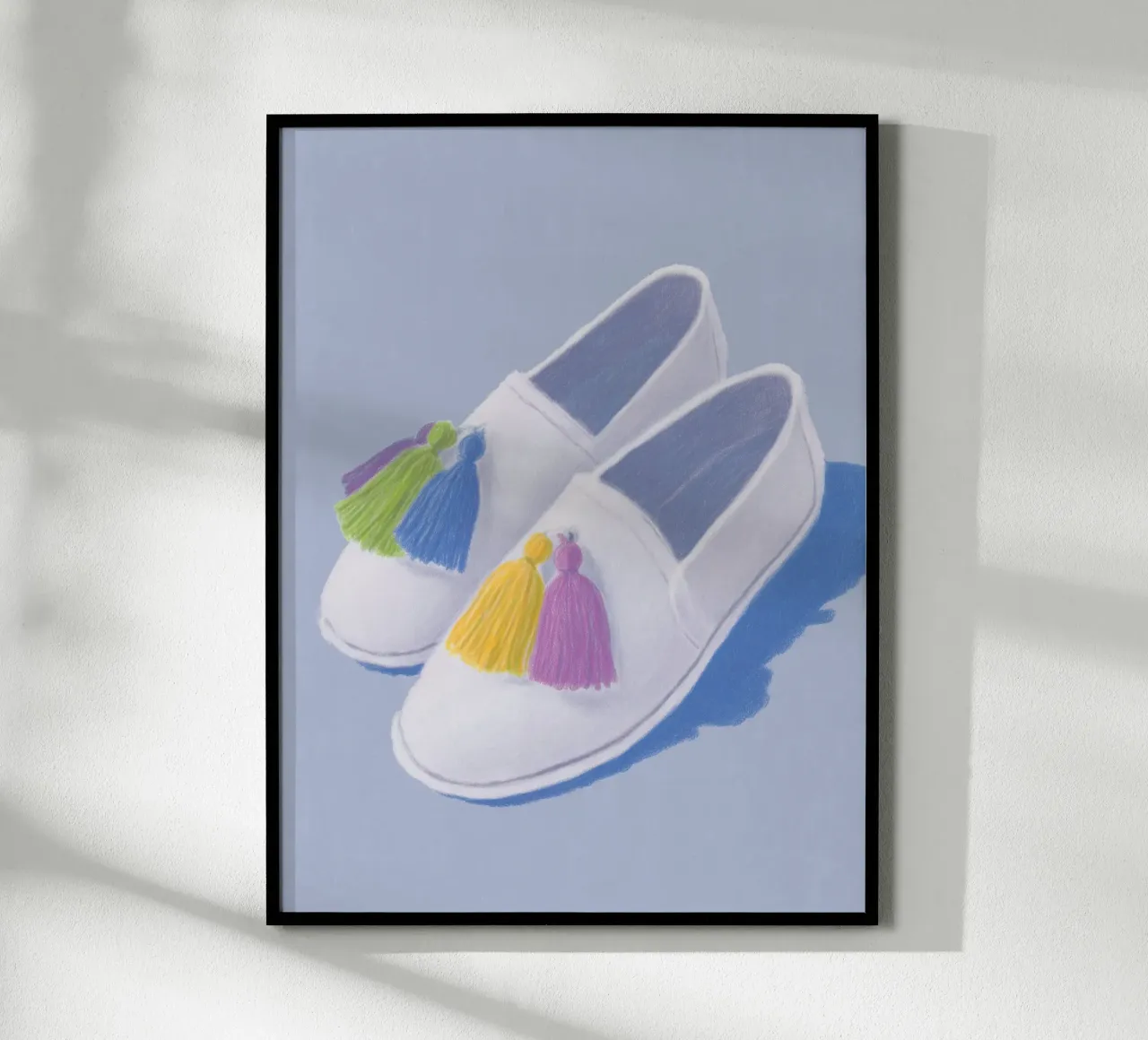 Scarpe con nappe alla moda carta hahnemühle da Carinaprint