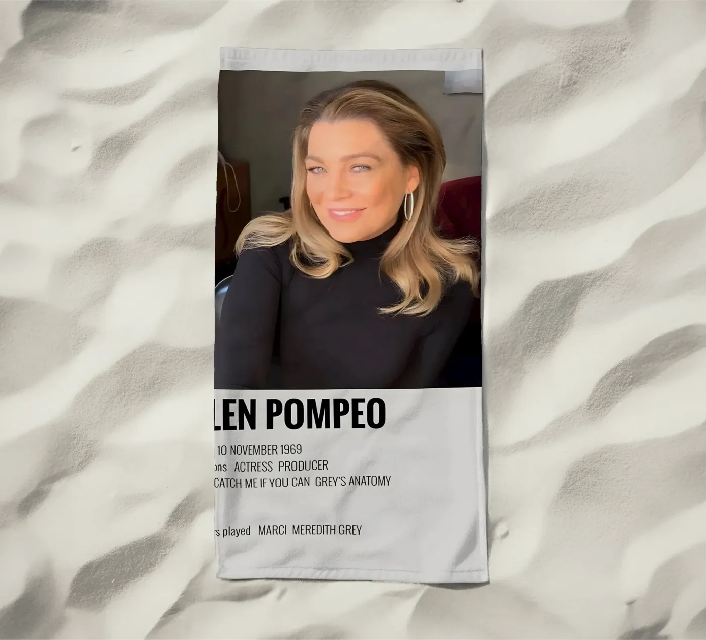ELLEN POMPEO telo mare da MVFminimalist