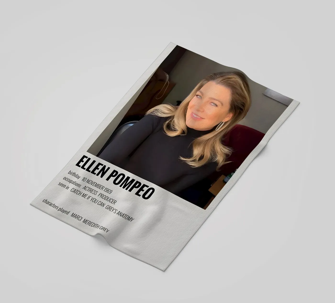 ELLEN POMPEO telo mare da MVFminimalist