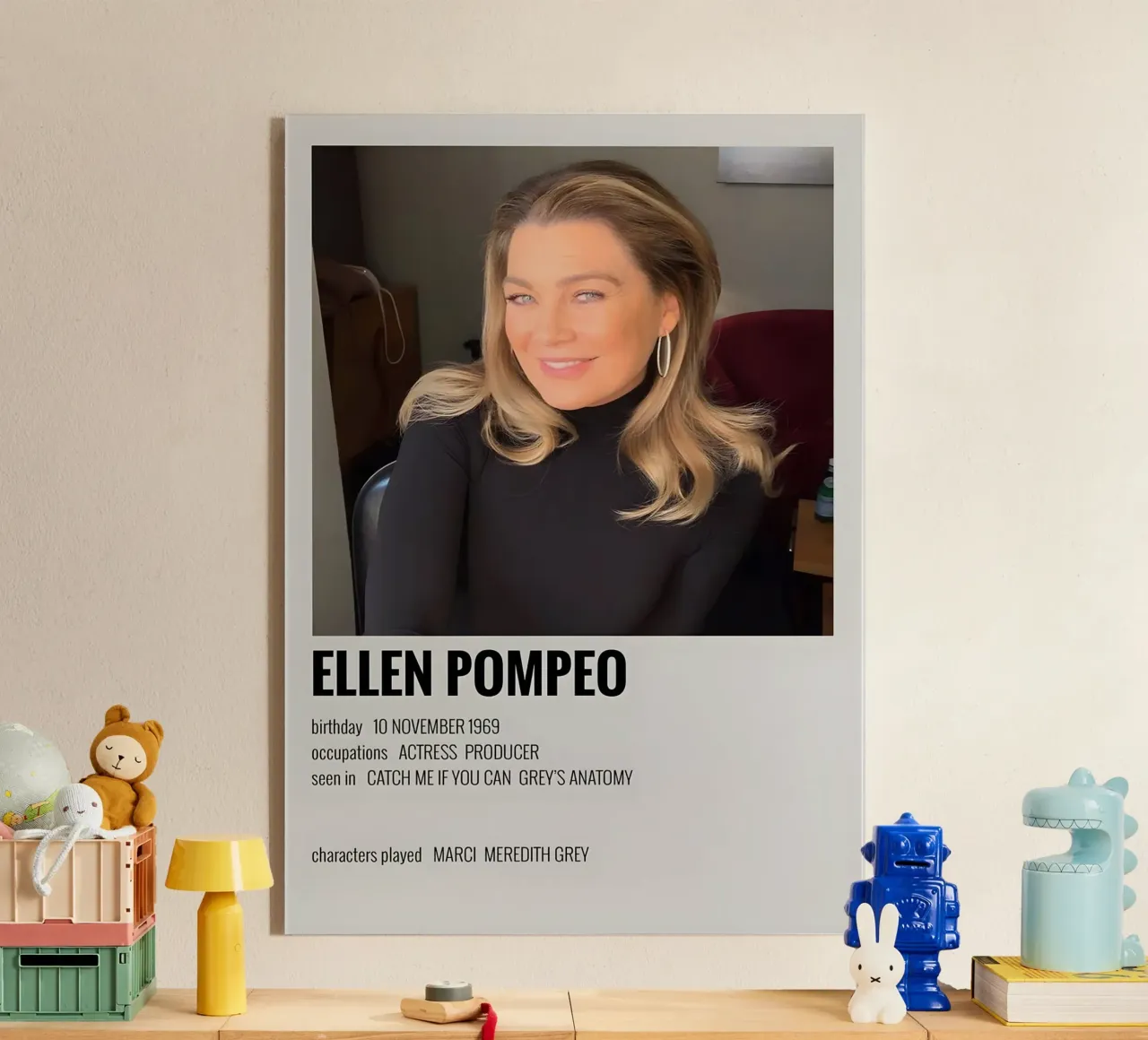 ELLEN POMPEO plexiglass da MVFminimalist