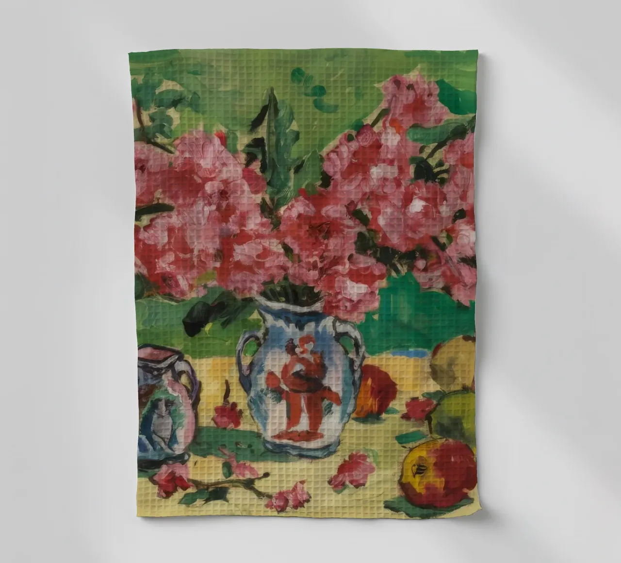Fiori di peltro cremisi canovaccio da cucina da Celestial Harmony