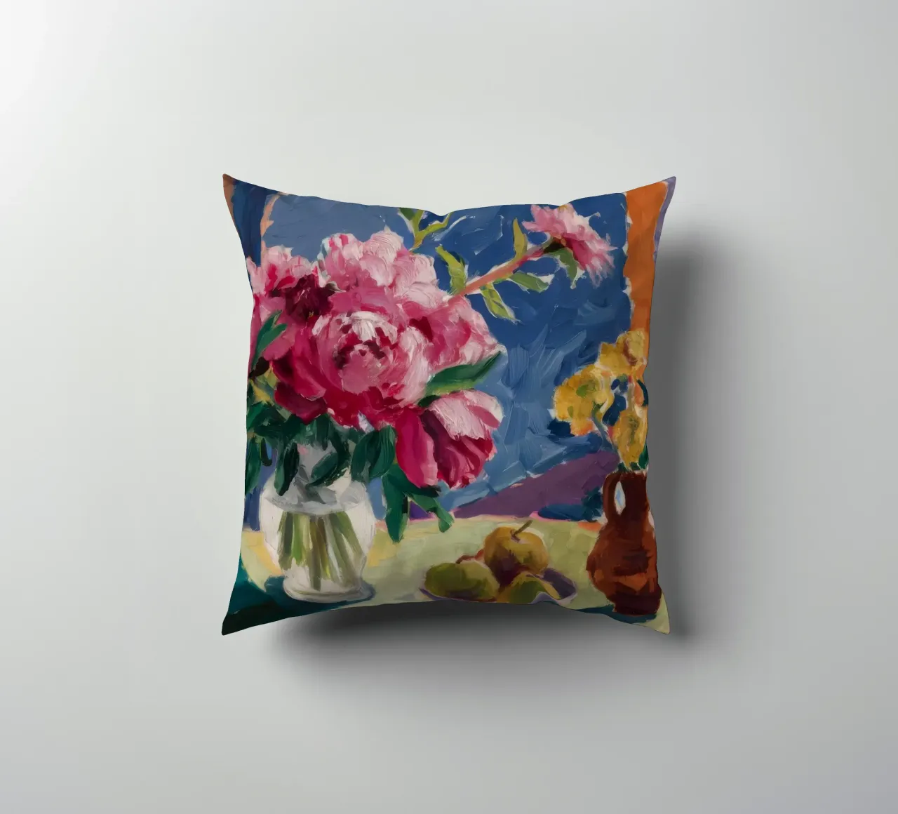 Profondità di velluto di peonia cuscino da Celestial Harmony