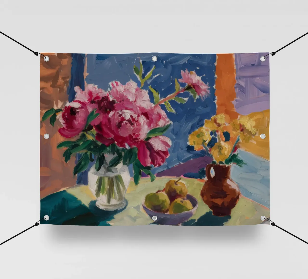 Profondità di velluto di peonia telo in pvc da Celestial Harmony