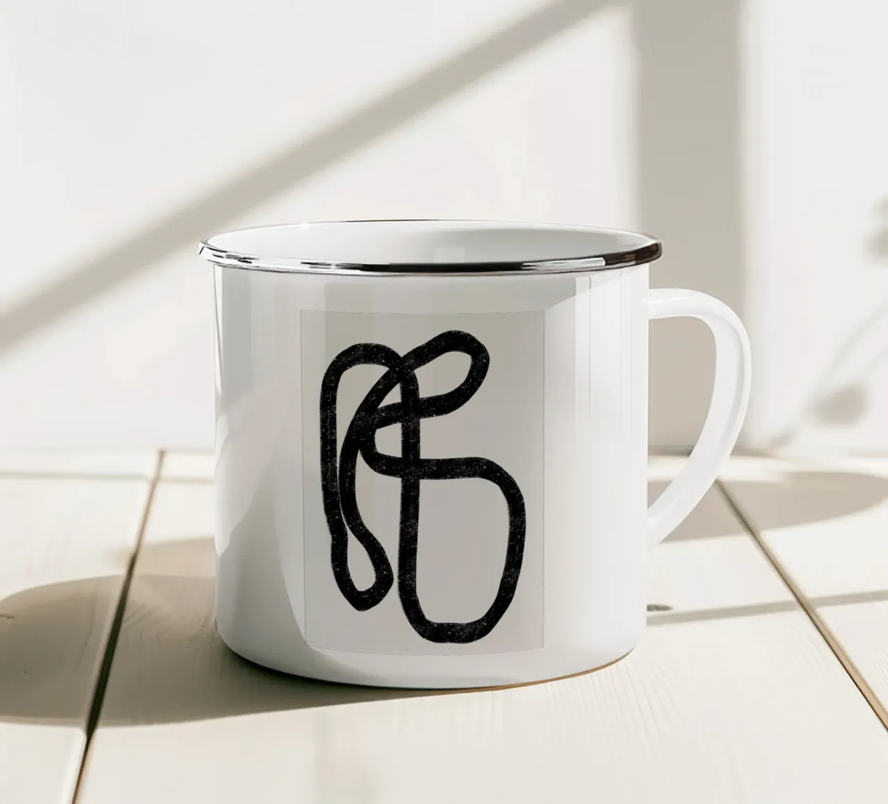 Weaving 2 enamel mug by Graphite