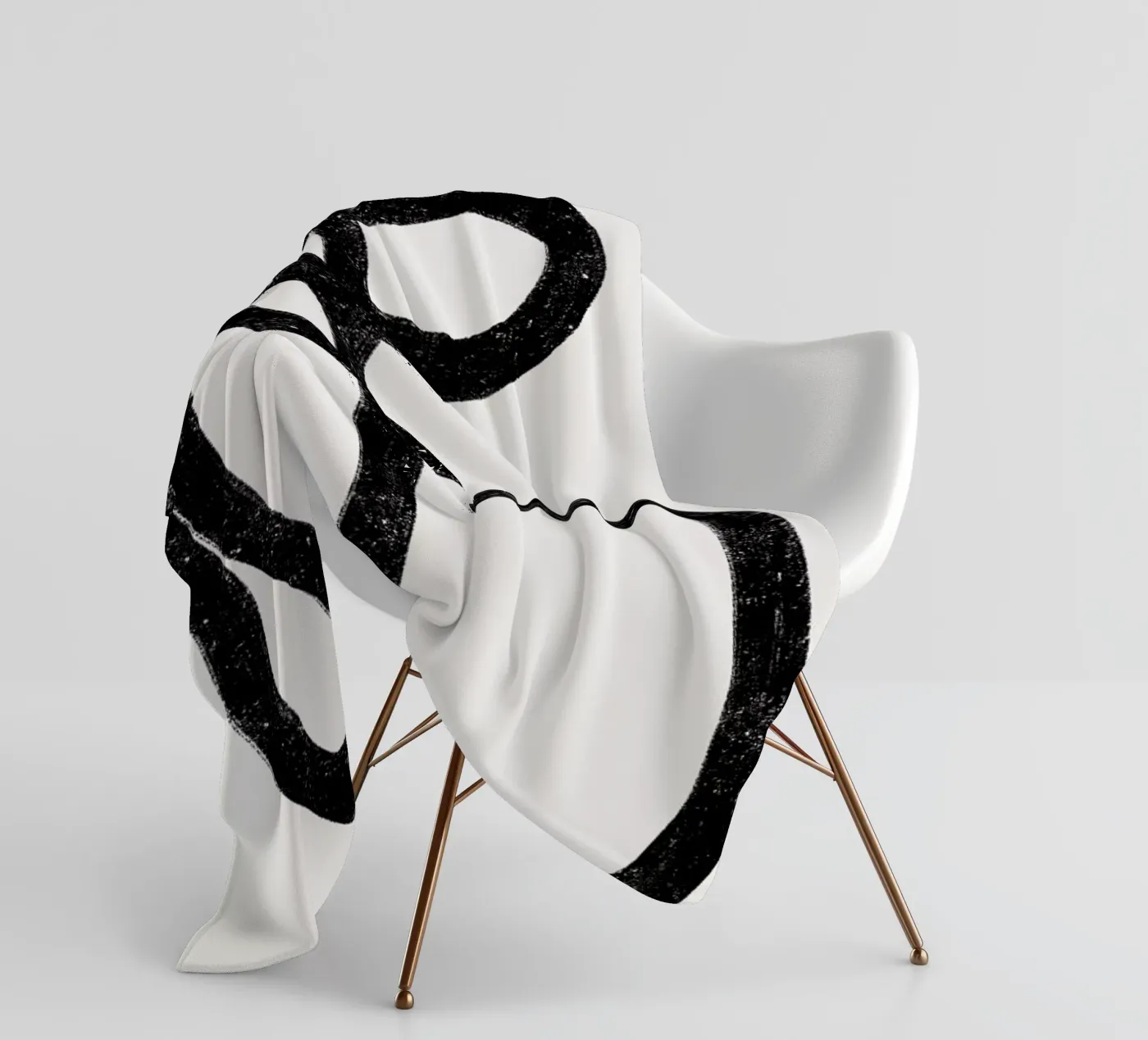 Weaving 2 plaid polaire de Graphite