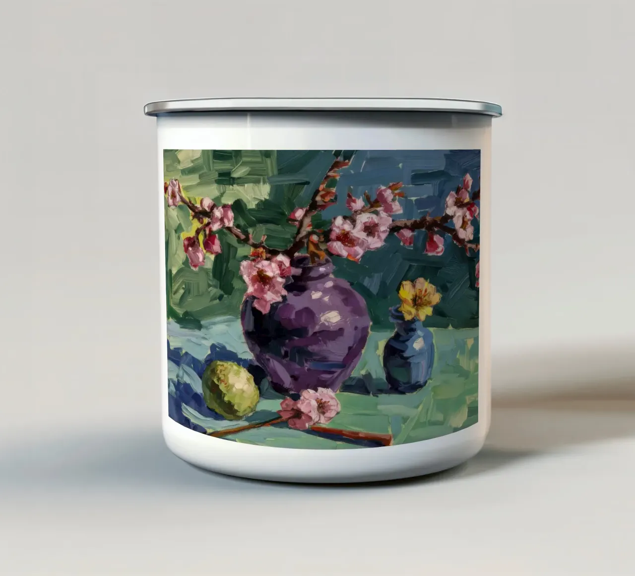 Tono Blossom Zest taza de esmalte de Celestial Harmony