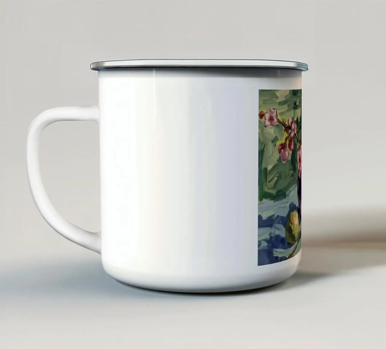 Tono Blossom Zest taza de esmalte de Celestial Harmony