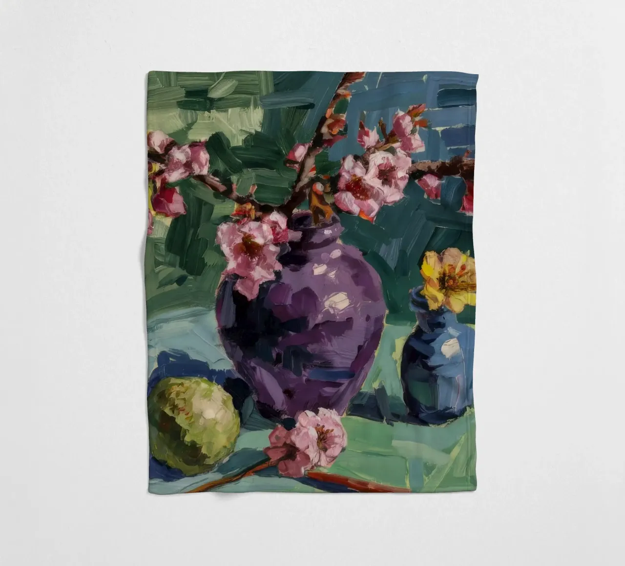 Tonalità Zest di fiori coperta in pile da Celestial Harmony