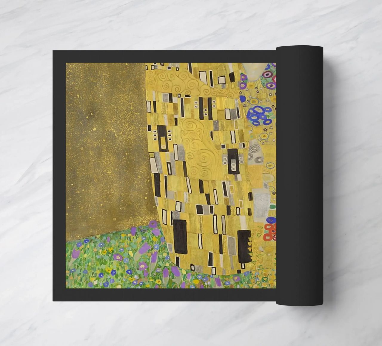 Vintage El beso - Klimt felpudo de D1 Shop