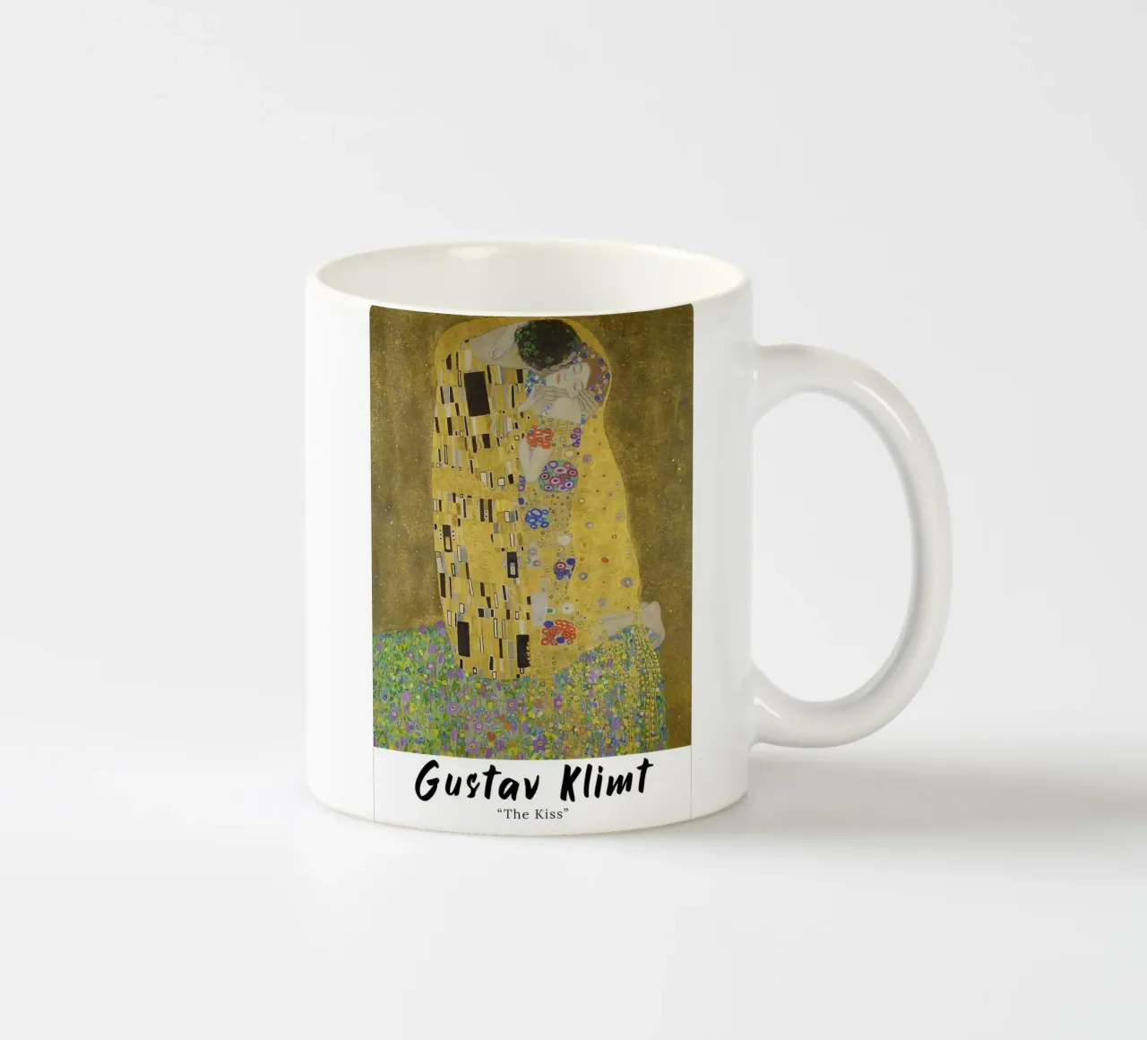 Vintage Le Baiser - Klimt mug en céramique de D1 Shop