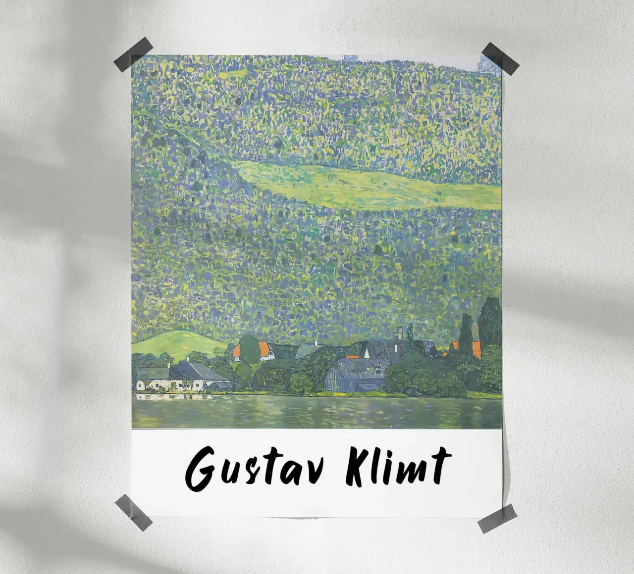 Vista sulla bellezza poster con telaio in alluminio da D1 Shop