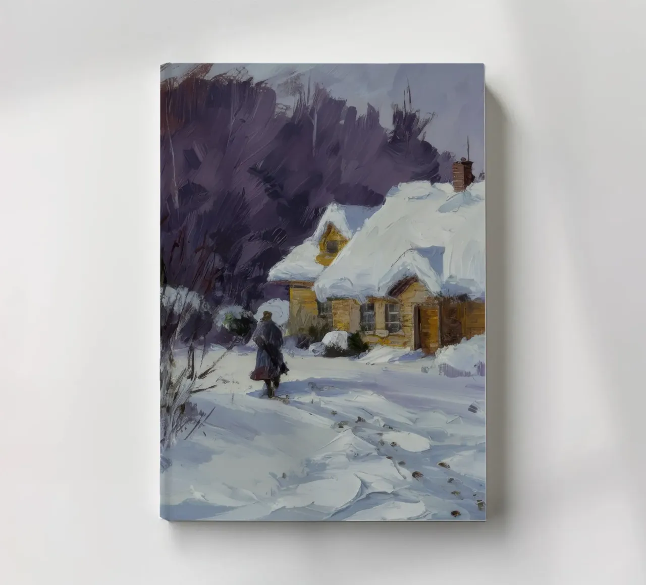 Wintry Path Embrace notebook by Celestial Harmony