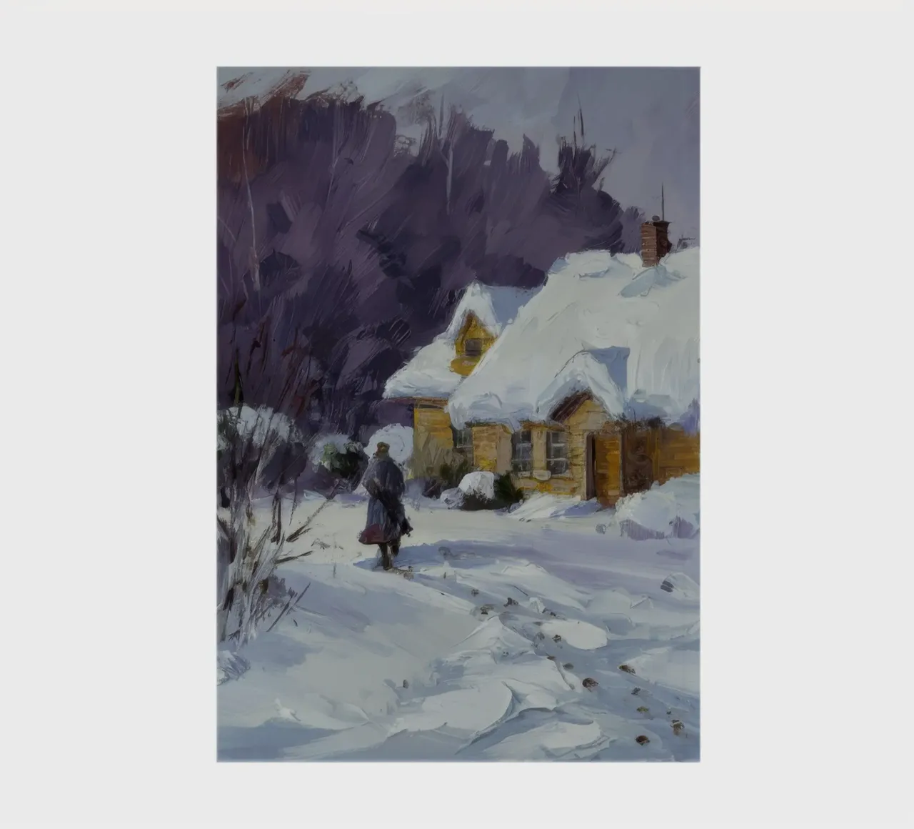 Wintry Path Embrace notebook by Celestial Harmony