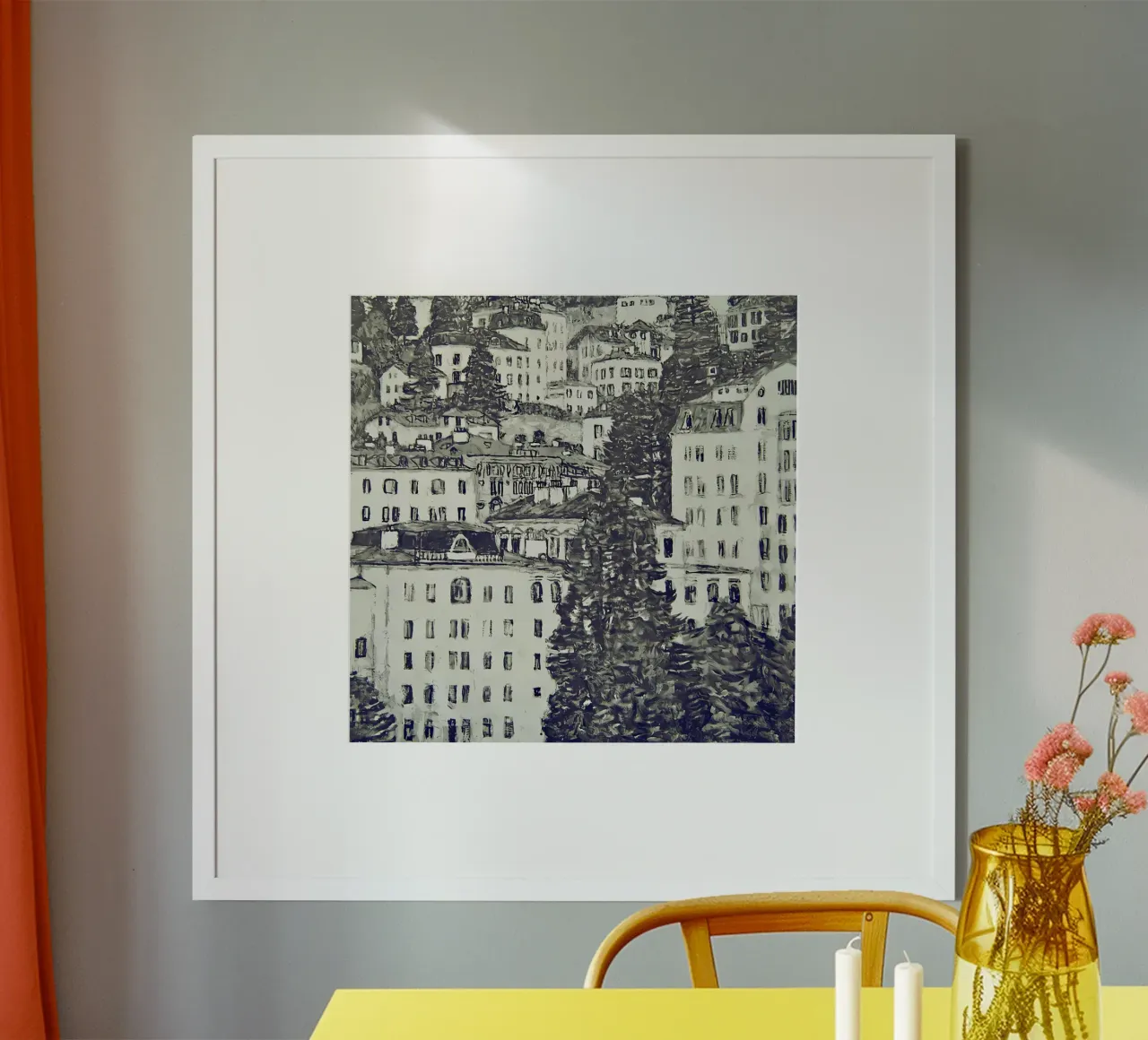 Gastein poster con telaio in legno da D1 Shop