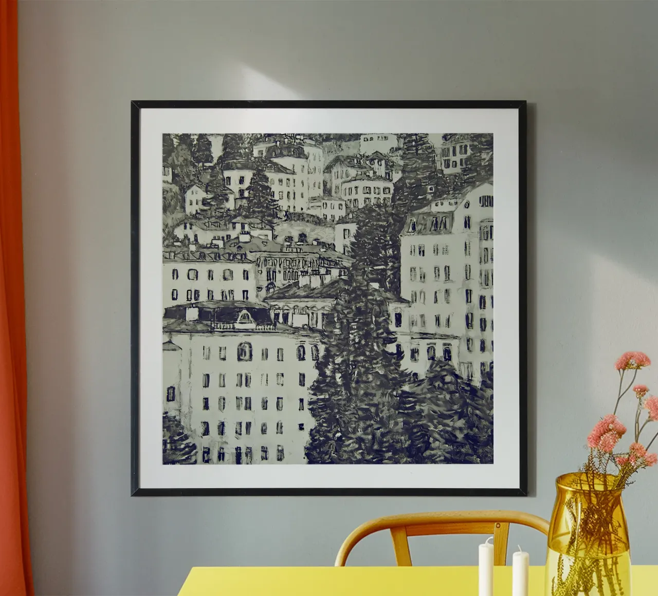 Gastein poster con telaio in legno da D1 Shop