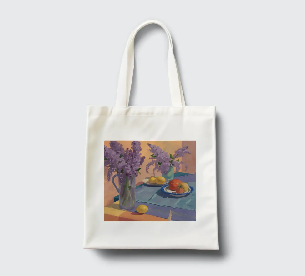 Glicine Wave Zest borsa in juta da Celestial Harmony
