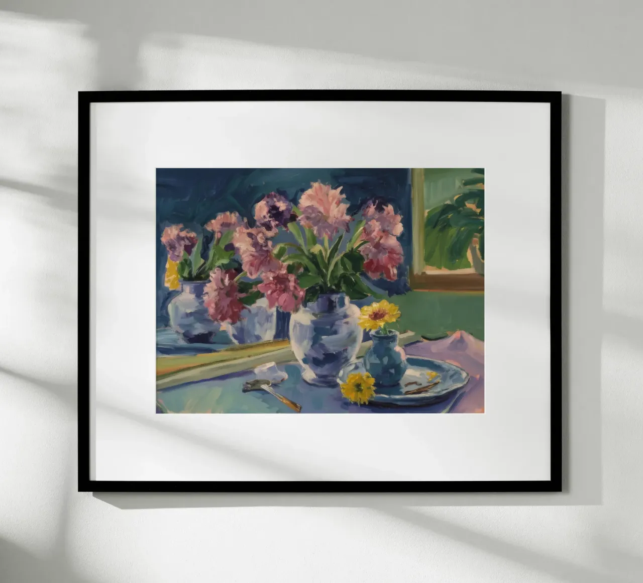 La Grazia Abbondante di Blooms poster con telaio in plastica da Celestial Harmony