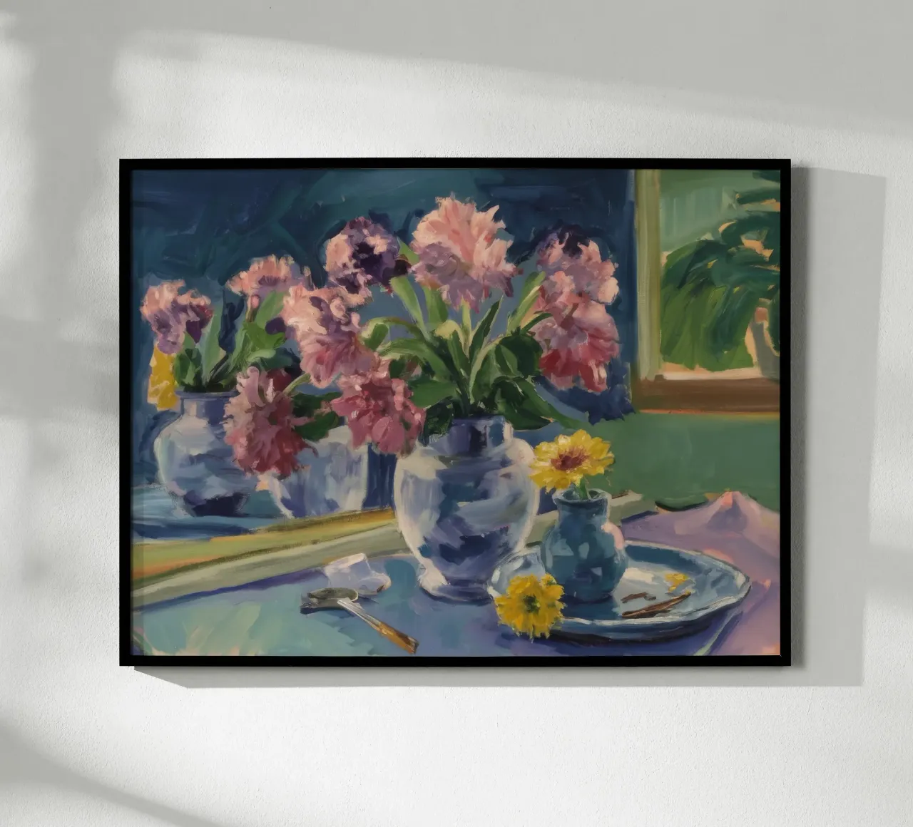 La Grazia Abbondante di Blooms poster con telaio in plastica da Celestial Harmony