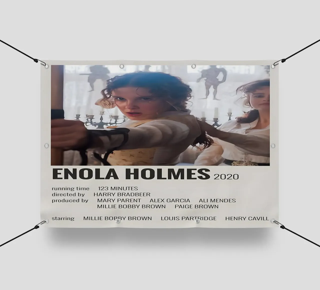 ENOLA HOLMES 2020 telo in pvc da MVFminimalist
