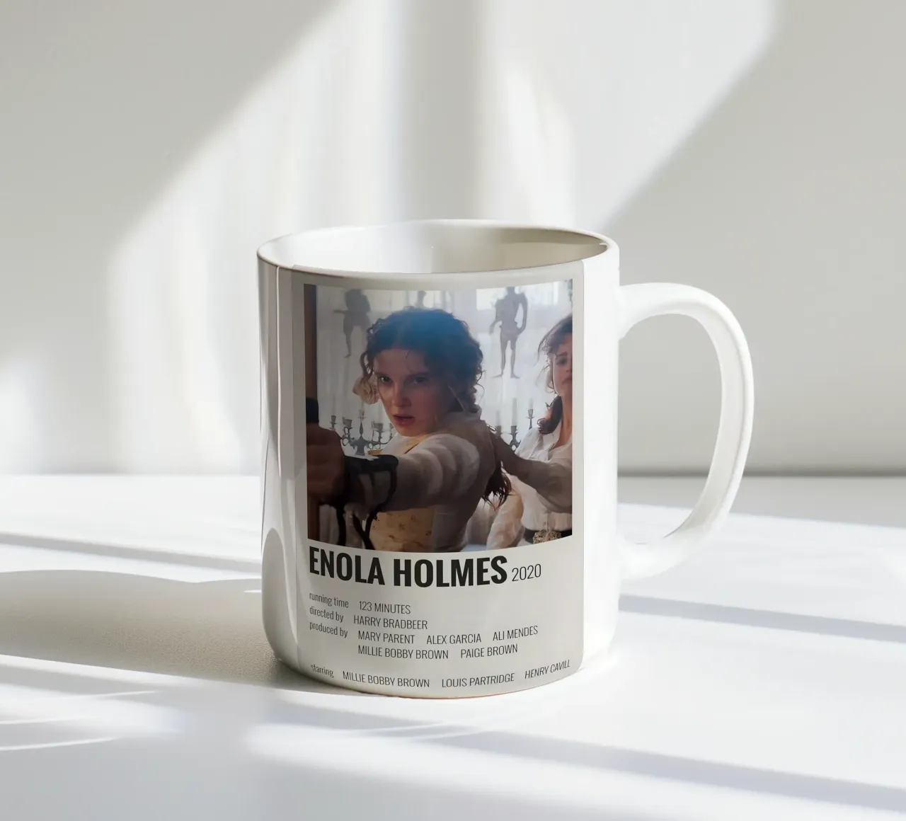 ENOLA HOLMES 2020 tazza in ceramica da MVFminimalist