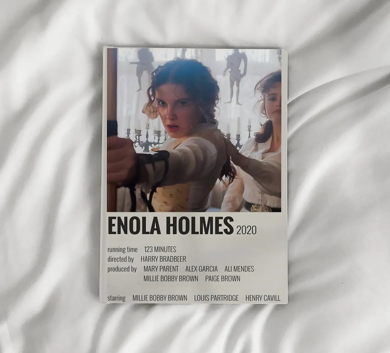 ENOLA HOLMES 2020 notebook by MVFminimalist