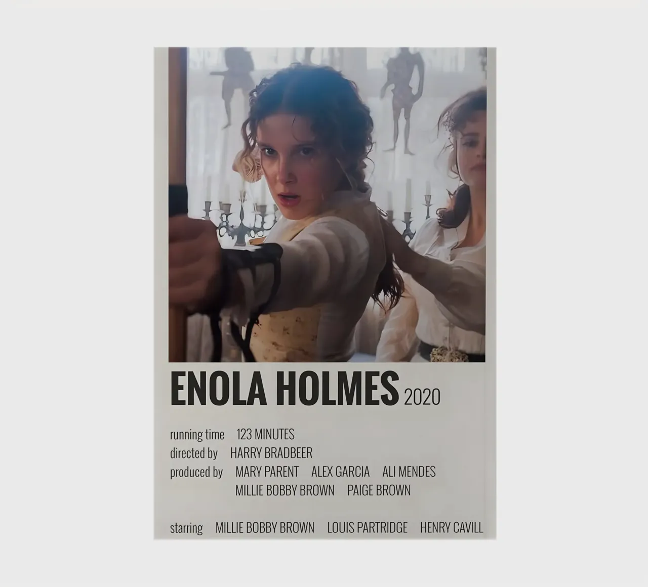 ENOLA HOLMES 2020 notebook by MVFminimalist