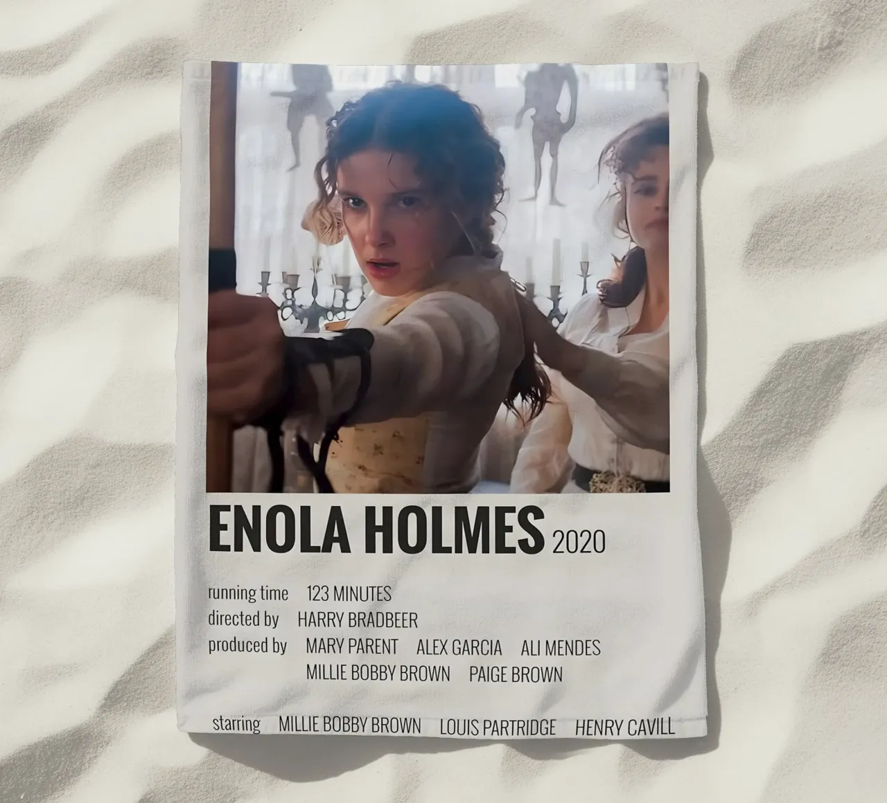 ENOLA HOLMES 2020 telo mare da MVFminimalist