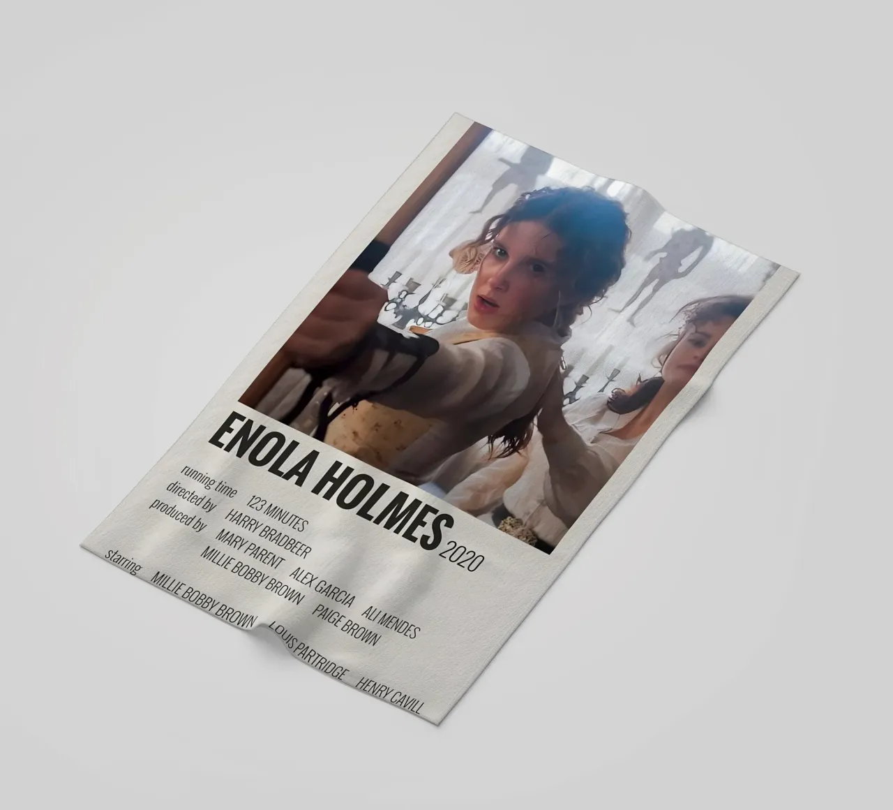 ENOLA HOLMES 2020 telo mare da MVFminimalist