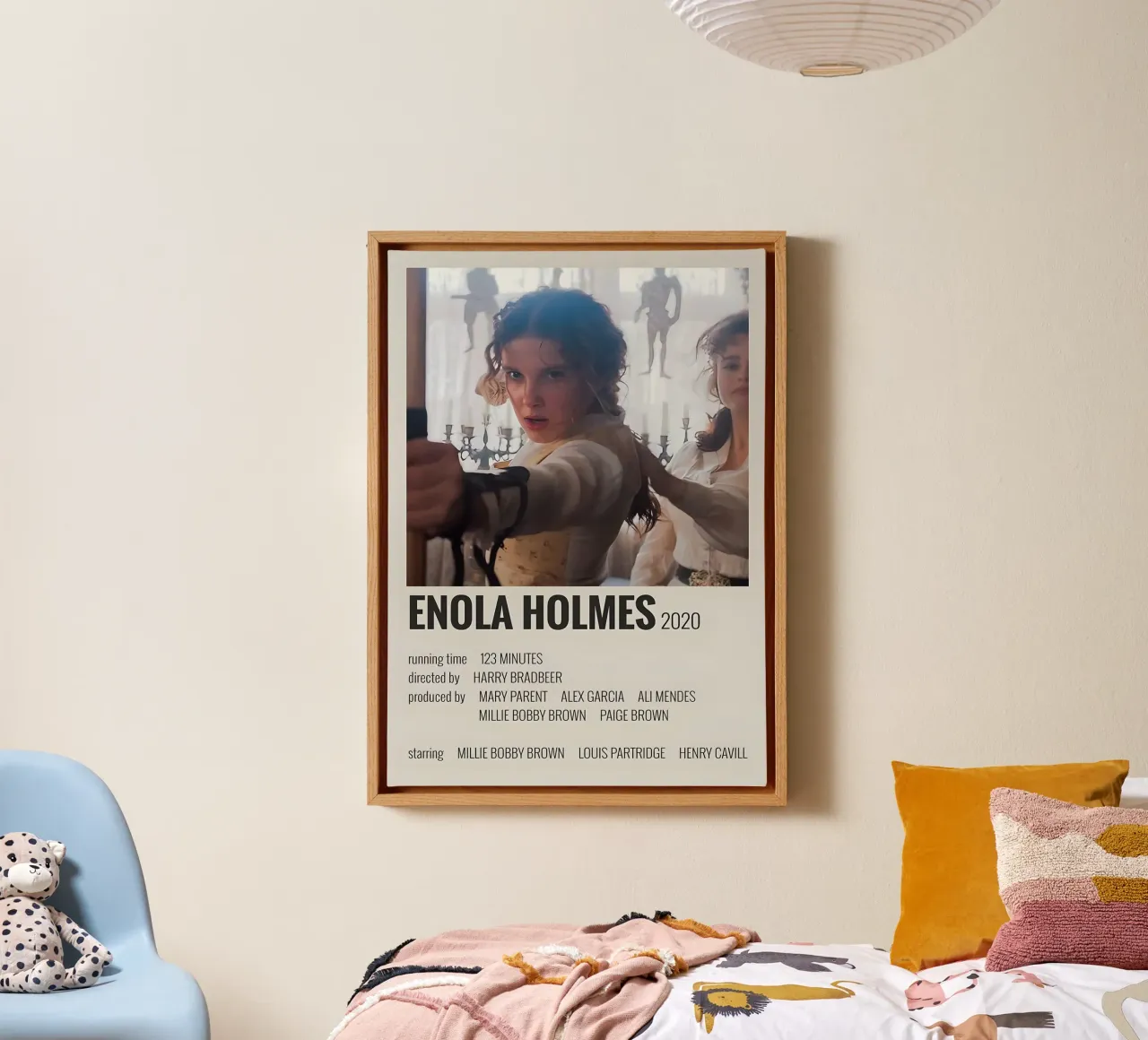 ENOLA HOLMES 2020 canvas by MVFminimalist