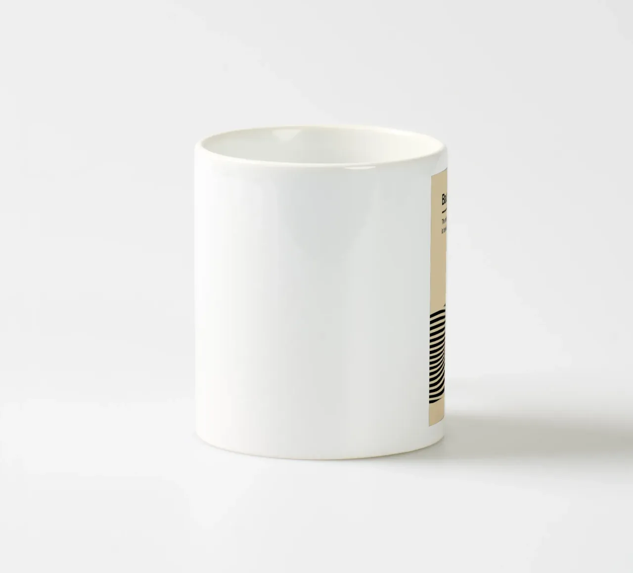 Bauhaus tazza in ceramica da Brooke