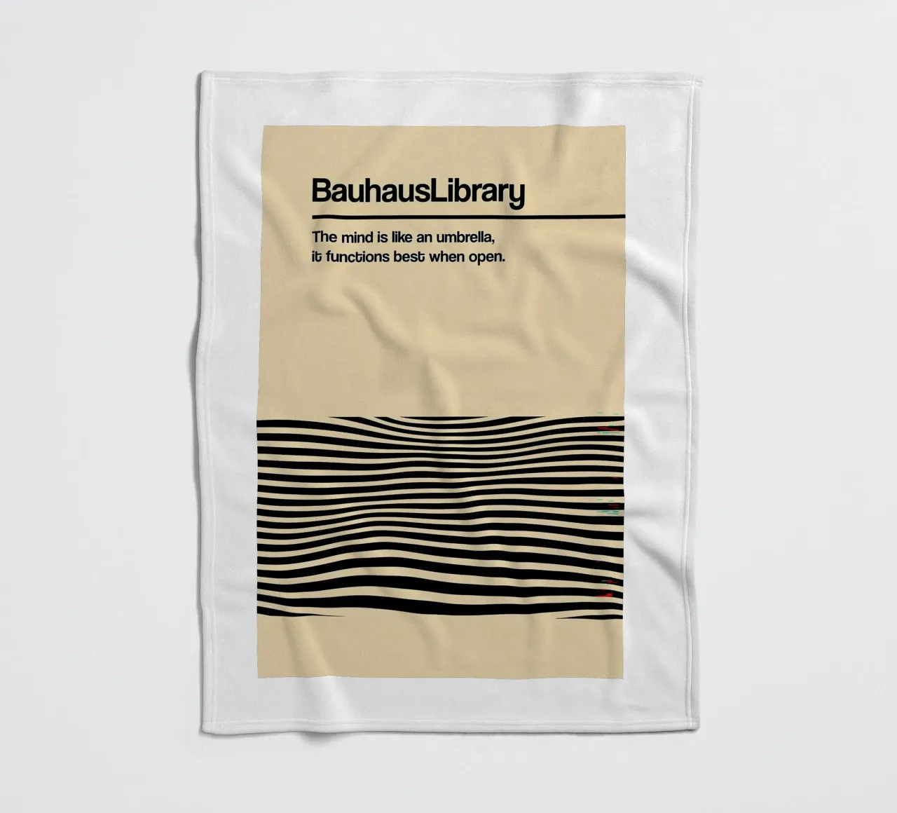 Bauhaus coperta in pile da Brooke